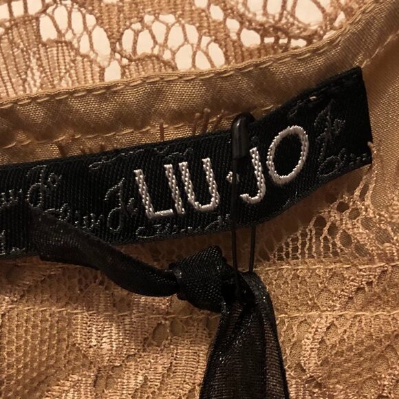 Liu Jo Camel Lace Camisole Blouse Size S NTW CLOSET CLEAR-OUT! - Picture 10 of 13